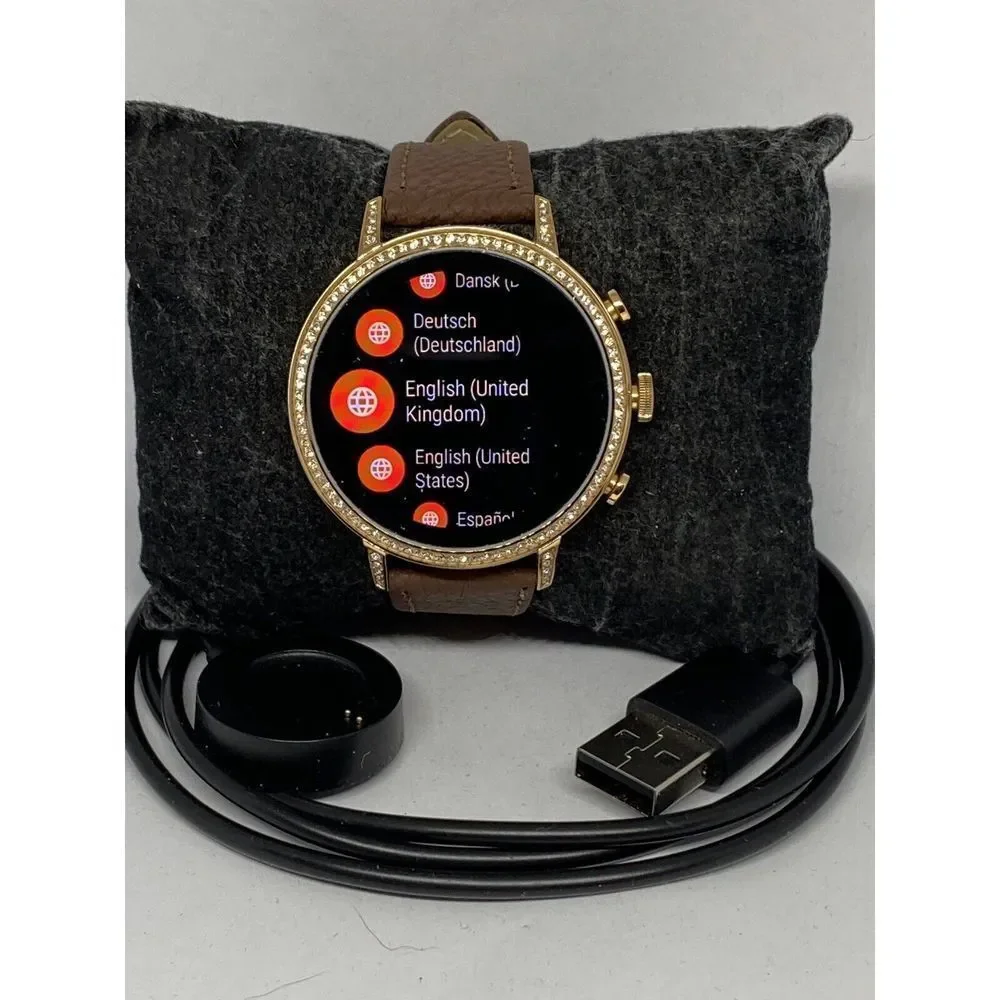 Fossil Gen 4 Authentic Digital Dial Smart Watch Custom Band FTW6011 LT457